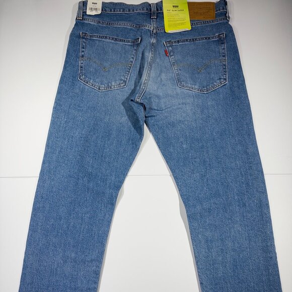 *NWT* Levi's 512 Men's Jeans 32x32 Blue Slim Taper Fit Denim - Picture 6 of 12